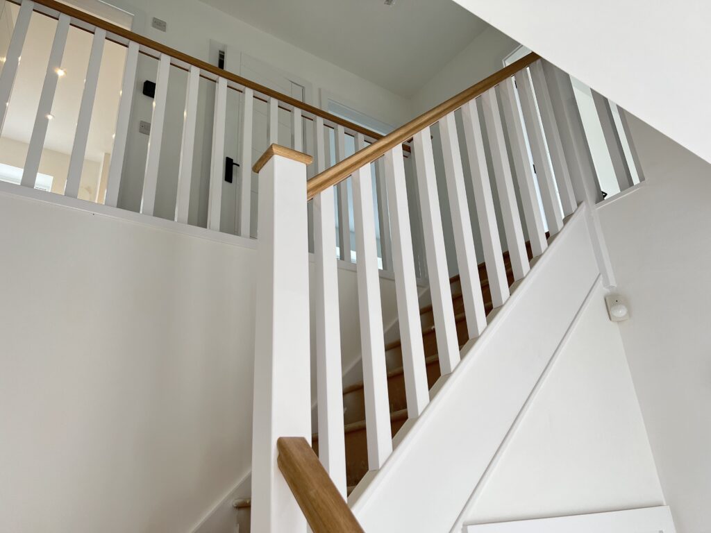 Luxury specification oak handrails